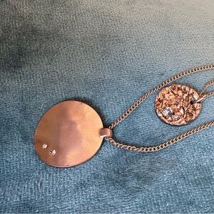 3 FOR $40: Fossil layered Pendant Necklace